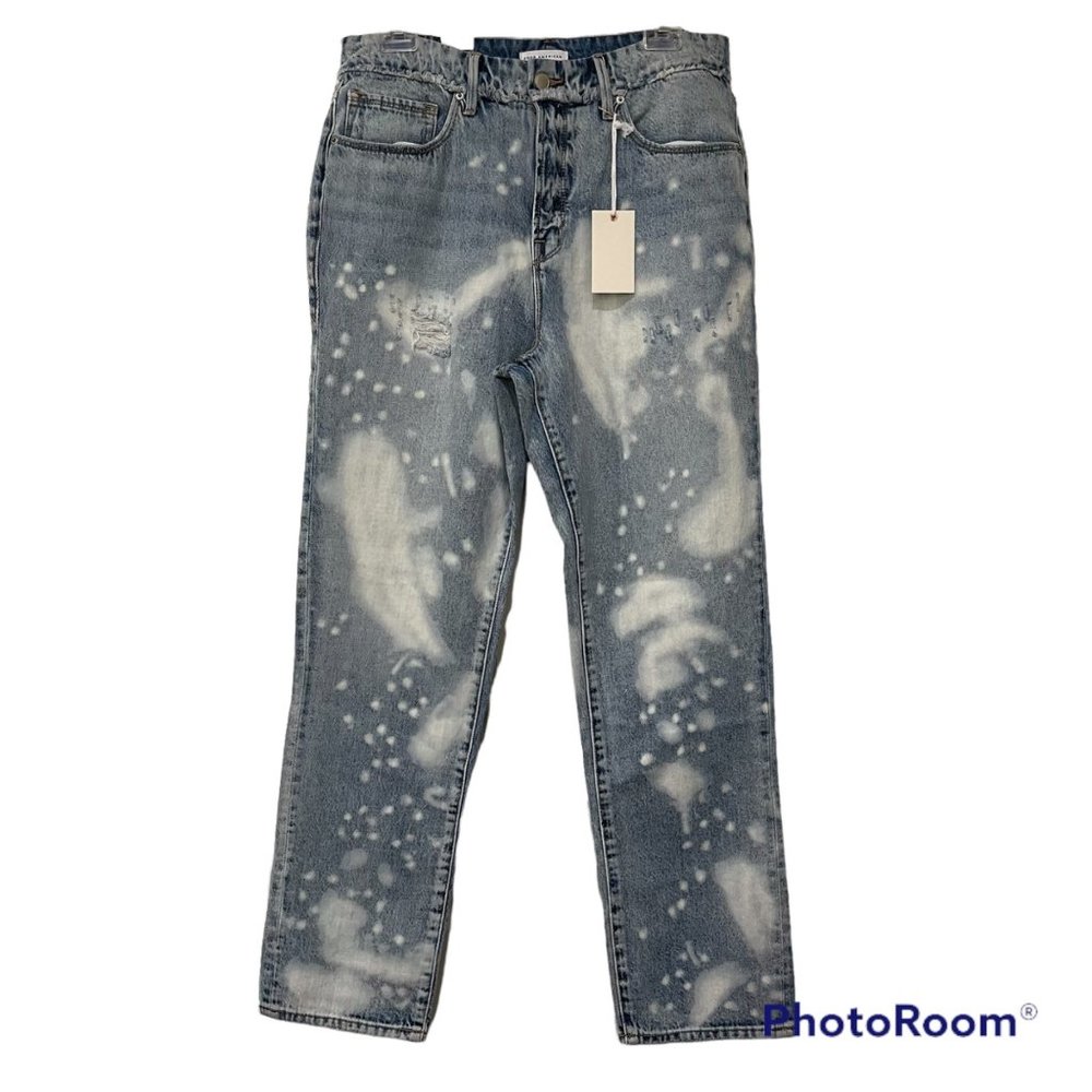 Good American Good Vintage Destroyed Mom Jeans 10